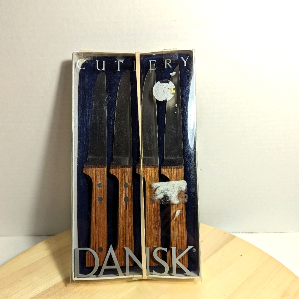 New & Vintage Dansk Steak Knives
